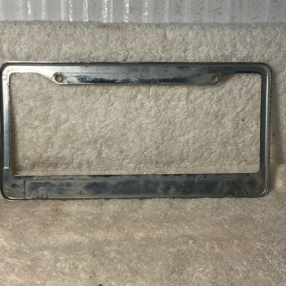 Vintage NFL Pittsburgh Steelers Metal License Plate Holder Pre-Owned - Picture 10 of 13